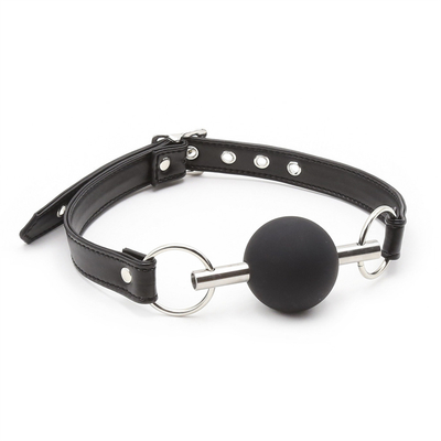 Silicone zacht seks speelgoed Bdsm Bondage Plug Ball Open mond Gag