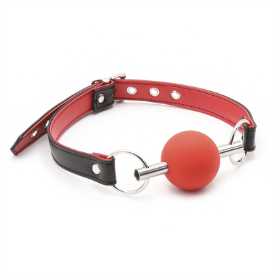 Silicone zacht seks speelgoed Bdsm Bondage Plug Ball Open mond Gag