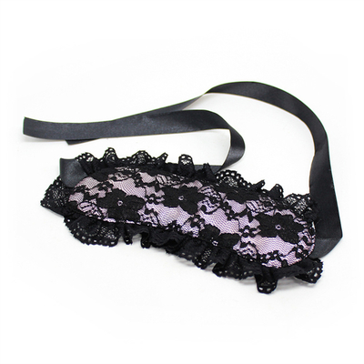 Flirtend kant oogblind voor volwassenen Bondage Flirtend blind Factory Price Sinful Pink Blindfold Bondage Toy