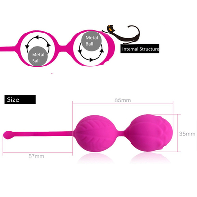 Silicone vagina stress therapie training Kegel bal seks speeltje voor vrouw