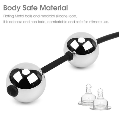 Lichaamsveilig Metalen zware plezierballen Vaginale ballen Unisex anale kralen