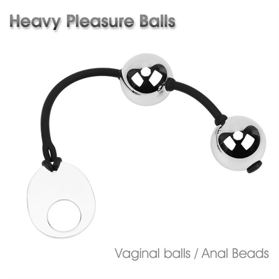 Lichaamsveilig Metalen zware plezierballen Vaginale ballen Unisex anale kralen