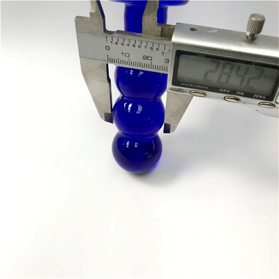 Glas dildo blauwe prostaat massager kristal glas dildo seksspeeltjes voor vrouwen