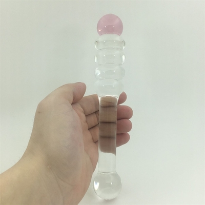 Grote kristal dildo glas Yoni Wand G Spot Seks Speelgoed glas dildo helder anale kont plug voor vrouwen vaginale massage