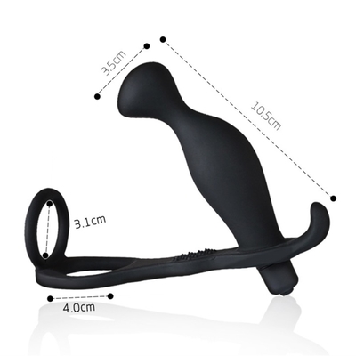 10 Frequency Double Penetration Anal Plug Dildo Butt Plug Vibrator voor mannen Riem op Penis Vagina Plug Volwassen Seks Speelgoed voor