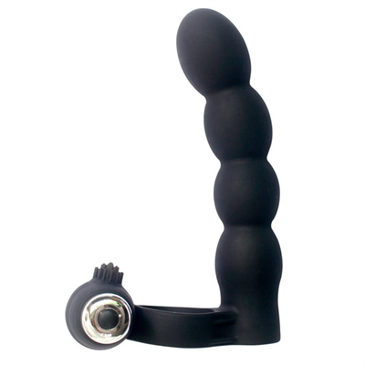 Anal Plug Scrotum Ring Drop Sex Toys Vibrating Tail Anus Plug voor vrouwen Verbonden met Penis Ring Anal Butt Plug Bullet