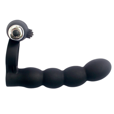 Anal Plug Scrotum Ring Drop Sex Toys Vibrating Tail Anus Plug voor vrouwen Verbonden met Penis Ring Anal Butt Plug Bullet