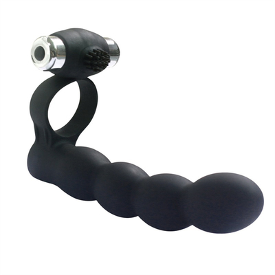 Anal Plug Scrotum Ring Drop Sex Toys Vibrating Tail Anus Plug voor vrouwen Verbonden met Penis Ring Anal Butt Plug Bullet