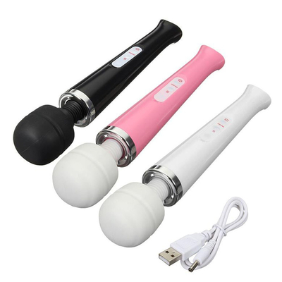 Oplaadbare draadloze handheld vibratie AV wand massage stok seks speelgoed siliconen AV vibrator