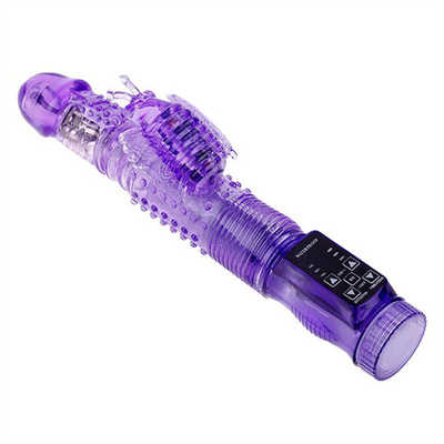 36 Multi-speed Automatische intrekbare konijns vibrator Rotatie Functie Vaginale vibrator Voor pussy