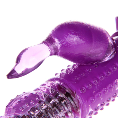 Oplaadbare stuwkracht G-spot dildo dubbele kut konijn seks vagina vibrator voor vrouwen vrouwelijke clitoris seksspeelgoed