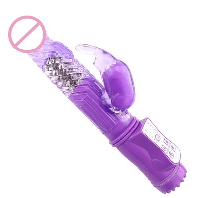 Draaibaar konijns vibrator enorme trillende dildo seks speelgoed dildo voor vrouwen