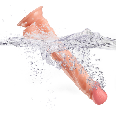 Hot Sale Seks Speelgoed Kunstmatige Penis Grote Plastic Dildo Voor Vrouwen