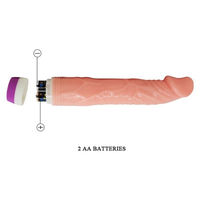 Stepsloze TPE Penis Vibrator Kunstmatige Penis Voor Vrouwen