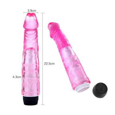 Stepsloze TPE Penis Vibrator Kunstmatige Penis Voor Vrouwen