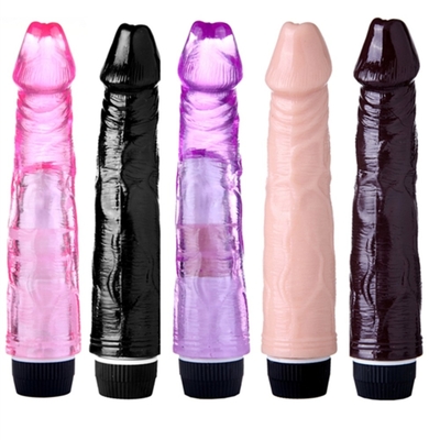 Stepsloze TPE Penis Vibrator Kunstmatige Penis Voor Vrouwen