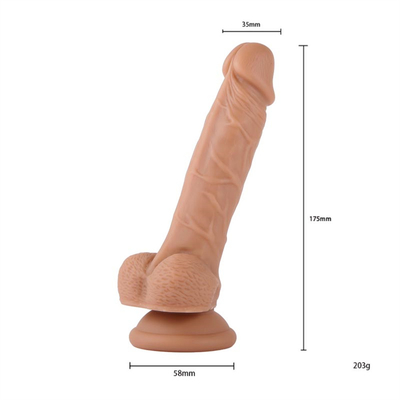 xese kleurrijke vloeibare siliconen realistische dildo's volwassen seksspeeltjes voor vrouwen