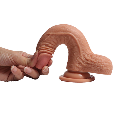 Vloeibare siliconen grote kunstmatige penis voor seks vrouw