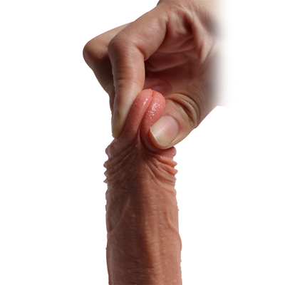 Vloeibare siliconen grote kunstmatige penis voor seks vrouw
