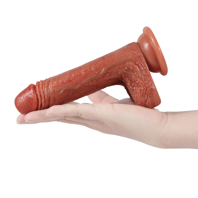 Vloeibare siliconen grote kunstmatige penis voor seks vrouw
