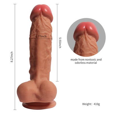 Sterke zuigbeker realistische dildo man kunstmatige penis seksspeeltjes voor vrouw