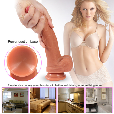 Hoogwaardige vrouwelijke masturbator seks speelgoed realistische dildo voor vrouwen