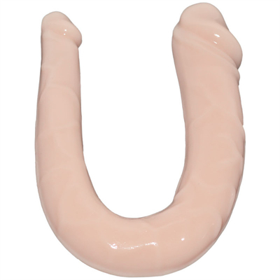 Medische TPE dildo U-vormige dildo dubbelkoppenis voor vrouwen masturbatie