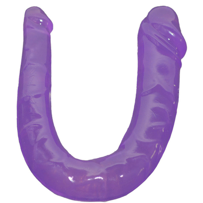 Medische TPE dildo U-vormige dildo dubbelkoppenis voor vrouwen masturbatie