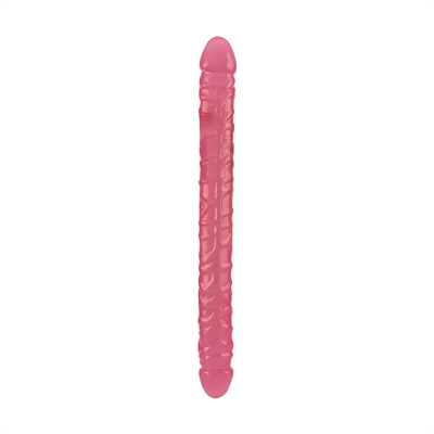 Jellies-realistische dubbele dong volwassen dildo seks speelgoed voor lesbische waterdicht flexibele dildo voor vrouwen vaginale G-spot en een
