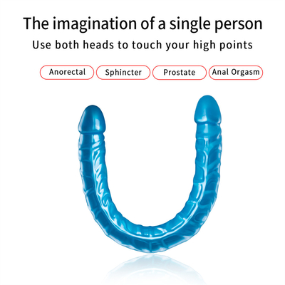 Jellies-realistische dubbele dong volwassen dildo seks speelgoed voor lesbische waterdicht flexibele dildo voor vrouwen vaginale G-spot en een