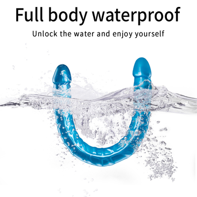 Jellies-realistische dubbele dong volwassen dildo seks speelgoed voor lesbische waterdicht flexibele dildo voor vrouwen vaginale G-spot en een