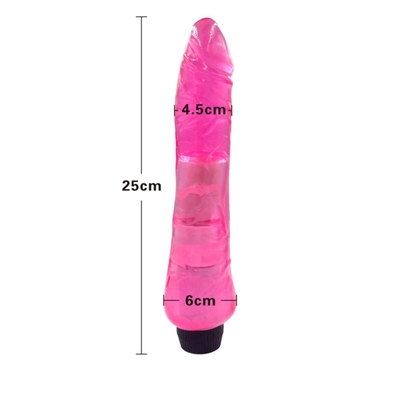 G-spot clitoris stimulator siliconen jelly vibrator dildo voor vrouwen