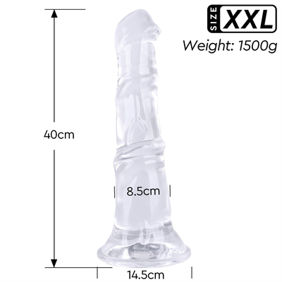 Nieuwe super lange oversized dildo kunstmatige rubberen penis van hoge kwaliteit vloeibare siliconen grote lul seksspeeltjes voor vrouwen