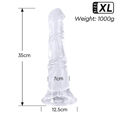 Nieuwe super lange oversized dildo kunstmatige rubberen penis van hoge kwaliteit vloeibare siliconen grote lul seksspeeltjes voor vrouwen