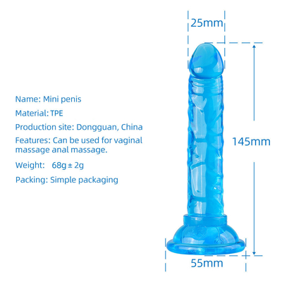 Fabriek Groothandel Vrouwelijk Seks Speelgoed Realistisch Silicone Zachte Kleine Dildo