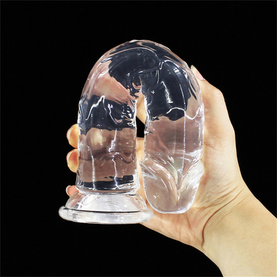 Realistische Jelly Dildo voor beginners, 7 inch Crystal G-Spot Dildos, Flexible Penis Cock met zuigbeker voor Hand Free Pl