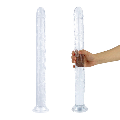Realistische Jelly Dildo voor beginners, 7 inch Crystal G-Spot Dildos, Flexible Penis Cock met zuigbeker voor Hand Free Pl