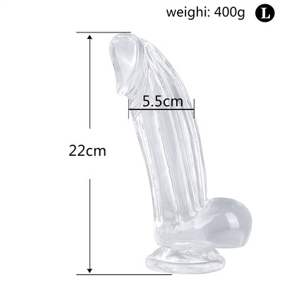 Realistische dildo's helder dildo met zuigbeker hands-free seks speelgoed gelei dildo body-safe materiaal en volwassen seks speelgoed voor W