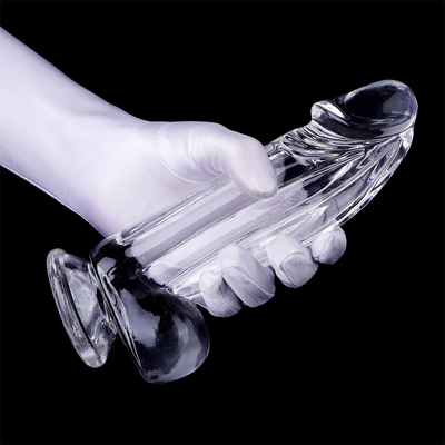Realistische dildo's helder dildo met zuigbeker hands-free seks speelgoed gelei dildo body-safe materiaal en volwassen seks speelgoed voor W