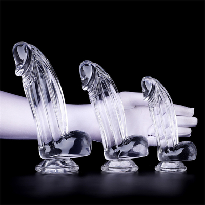 Realistische dildo's helder dildo met zuigbeker hands-free seks speelgoed gelei dildo body-safe materiaal en volwassen seks speelgoed voor W