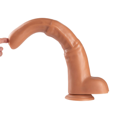 Sexy volwassen winkel groothandel prijs grote maat seks dildo nieuwheid speelgoed zachte siliconen duwen dildo voor vrouwen in vrouwelijke mastu