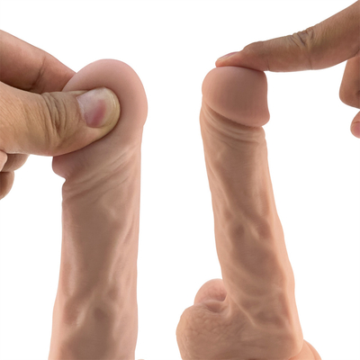 12 inch zwart bruin vlees kleur penis seksspeelgoed automatische trillende dildo voor mannen
