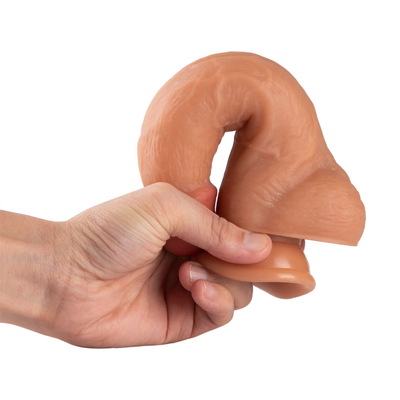 Warm product band op kunstmatige realistische siliconen penis grote zachte plastic dildo voor vrouwen volwassen seksspeeltjes