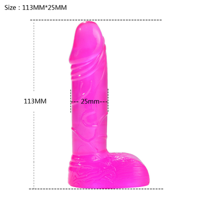 Realistische Mini Size 11cm Anal Dildo met Zuigbeker Vagina Dildo Silicone Gratis Proefproduct Seks Mannelijke Dildo