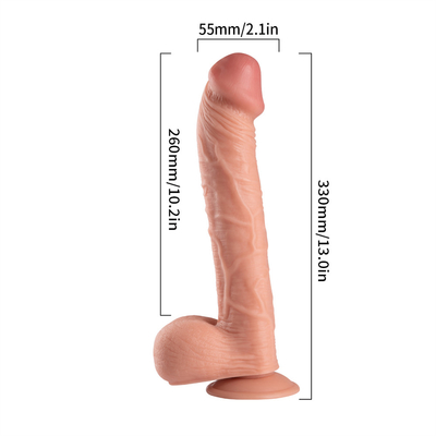 12 inch grote zwarte gigantische dildo realistisch voor vrouwen seks, pvc dildo met sterke zuigbeker