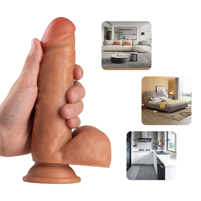 Chinese leverancier Online winkel 7.88x1.58 inch Seksspeelgoed Super enorme penis zachte realistische siliconen PVC dildo voor vrouwen