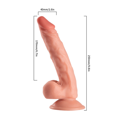 9.25 inch Big Dick Drop Shipping Soft Plastic PVC Gratis Proefproduct Grote Zwarte Dildo Penis en Vibratoren voor Vrouwen