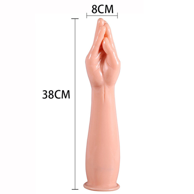 Super gigantische simulatie vuist dildo hand touch G-spot anale plug vaginale masturbatie Tpe zuigbeker seks speelgoed voor unisex co