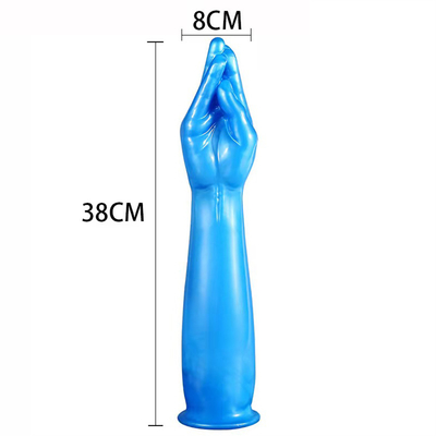 Super gigantische simulatie vuist dildo hand touch G-spot anale plug vaginale masturbatie Tpe zuigbeker seks speelgoed voor unisex co