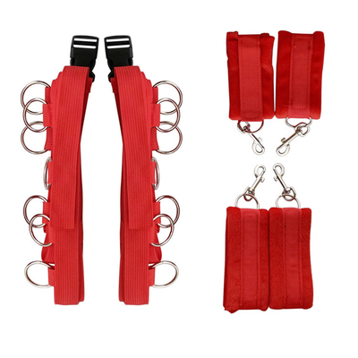 Bdsm Japanse slavernij pak volwassen sm 3 pcs terughoudendheid slaven kit webbing met hoopjes speelgoed ingesteld voor sm spel op bed